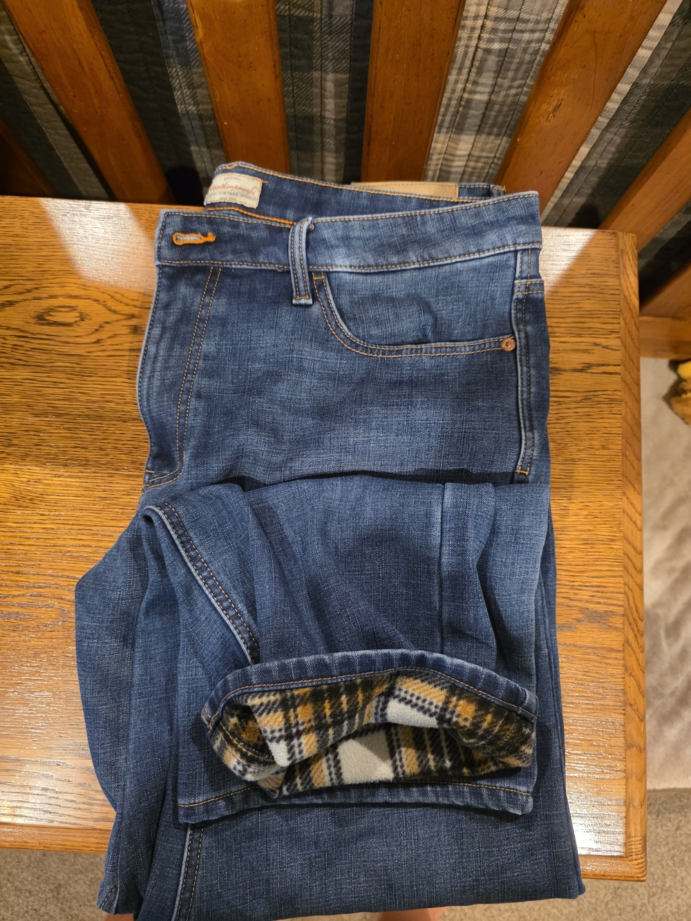 Weatherproof Men's Relaxed Blue Jeans